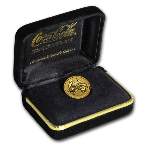 Australia 1997 Coca-Cola Gold Sovereign Coin